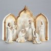 Christmas&Advent Regers | Nativity With Triptych Backdrop 11.25" 9Pc Set