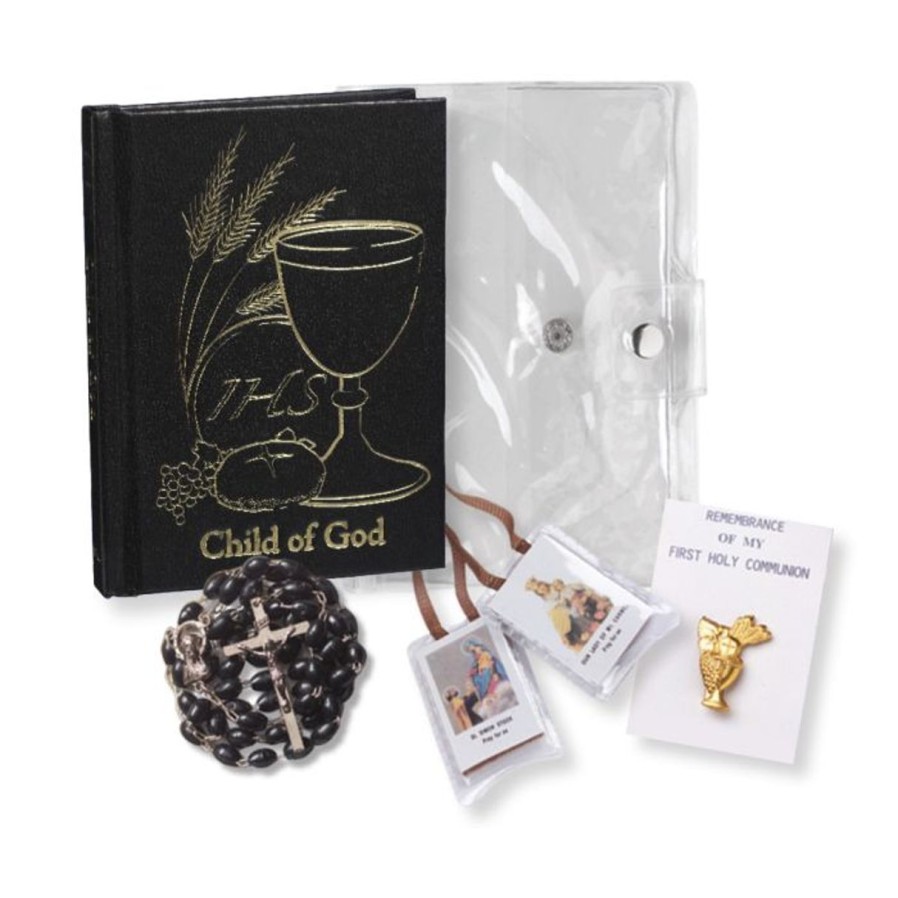 Occasions Regers Missals Books & Gift Sets | Communion Boys Set 5Pc Child Of God In A Clear Pouch -P65