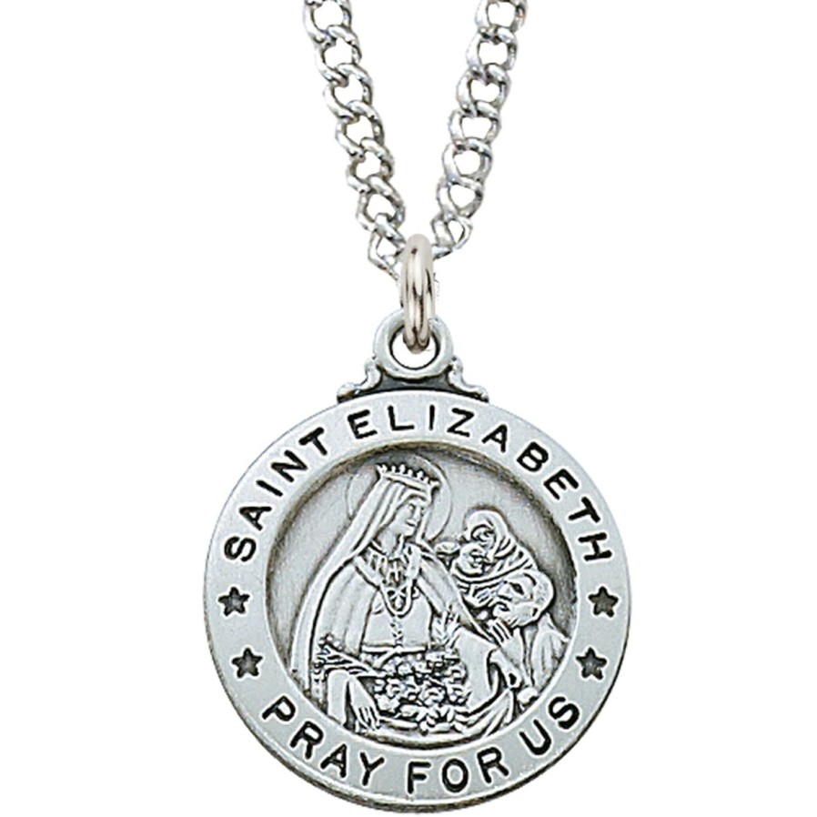 Jewelry&Medals Regers | Elizabeth - St. Elizabeth Medal - Sterling Silver