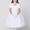 Occasions Regers Dresses & Veils | Communion Dress - Beaded Satin & Tulle