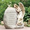 Occasions Regers Memorial Garden Statues | Memorial Angel Garden Stone 11.25"H