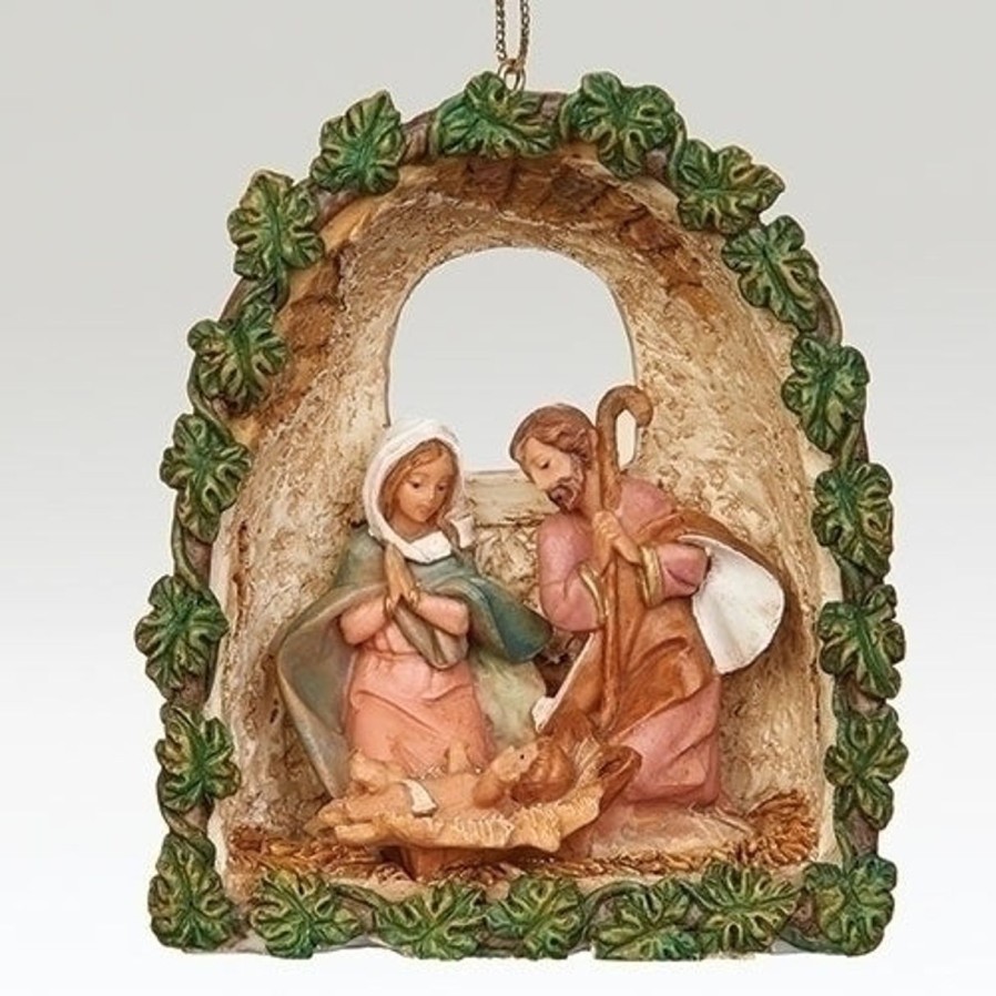 Christmas&Advent Regers | Holy Family Grotto Ornament 3.75"H