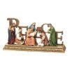 Christmas&Advent Regers | Peace Nativity Tabletop Piece 6"H