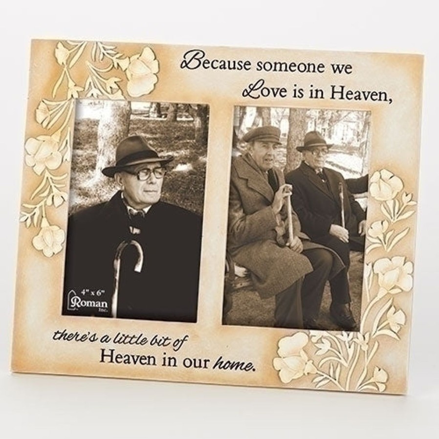 Occasions Regers Memorial Frames Plaques & Keepsake Boxes | Memorial Double Frame 8.5"H