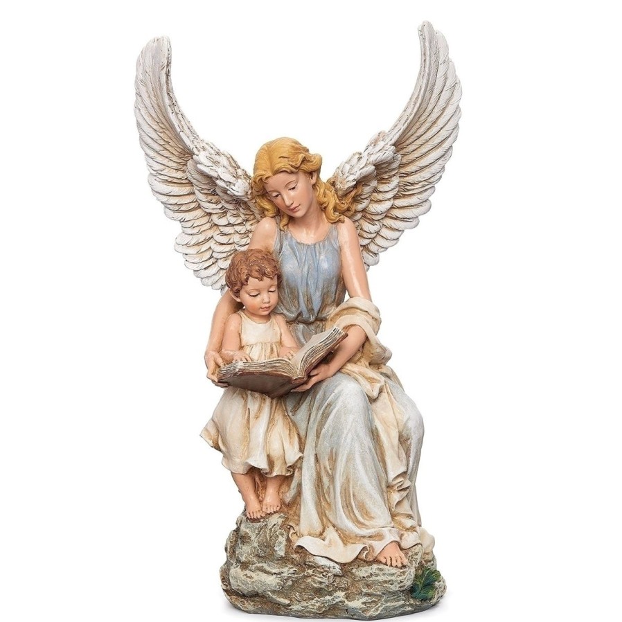 Children'S Gift Ideas Regers | Guardian Angel Reading With Child Statue 10.5"H